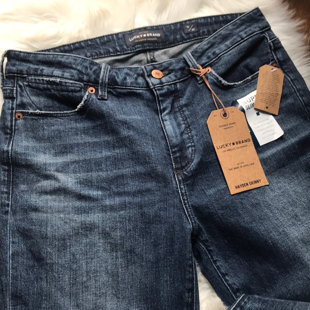 Lucky Brand Hayden distressed skinny jean